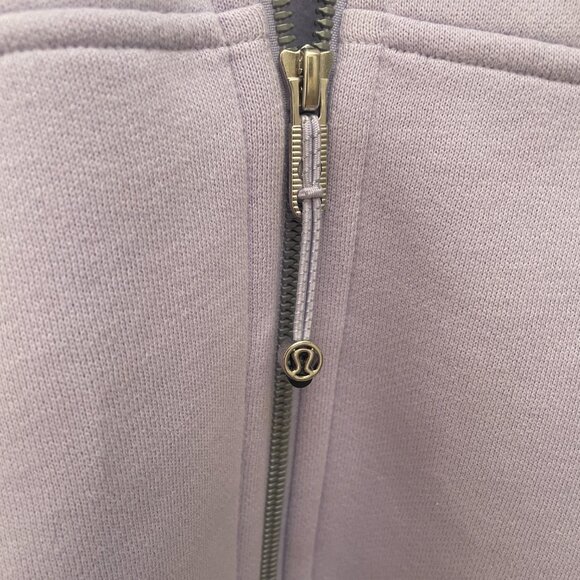 Lululemon Oversized Full Zip Scuba Lavender Frost - Picture 5 of 6